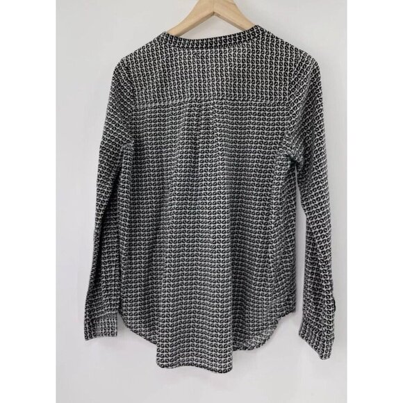 Joie Women’s Geometric Lightweight (Cotton?) Black & White Print Size Small - Picture 2 of 9